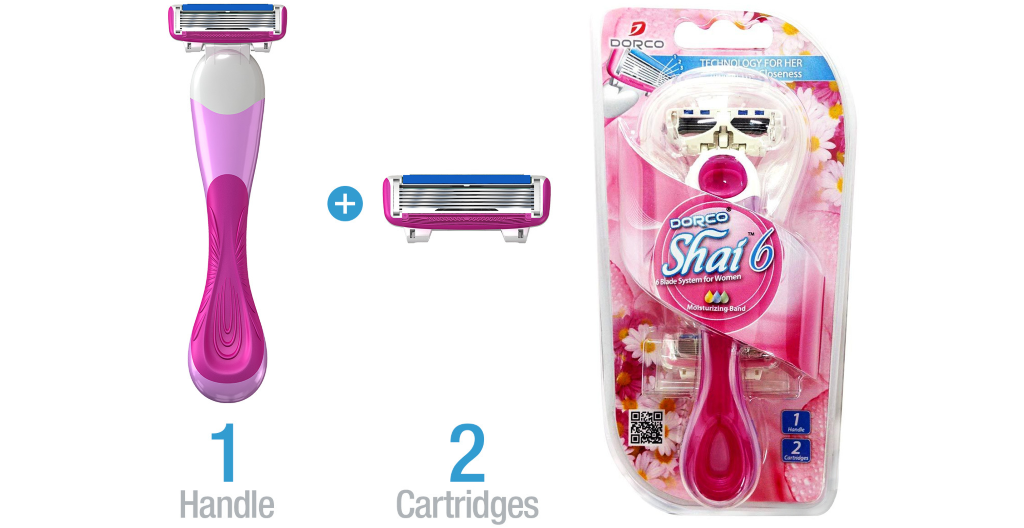 Dorco Razor + 2 Cartridges for 2.99 shipped!