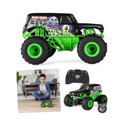 Monster Jam Official Grave Digger Remote Control Monster Truck ONLY $13 ...