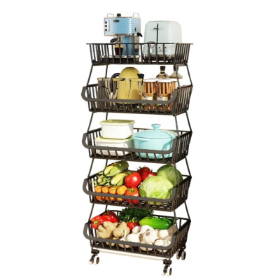 5-Tier Rolling Cart just $34.79 shipped!