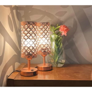 2 Crystal Table Lamps w/USB Ports just $39.99 shipped!